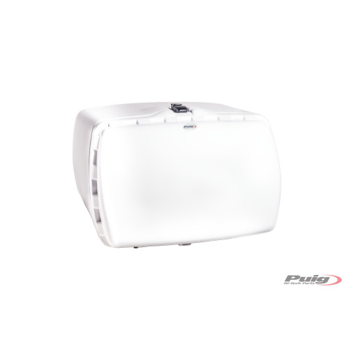 PUIG 90 Litre Maxi Top Box With Lock (White) 0468B