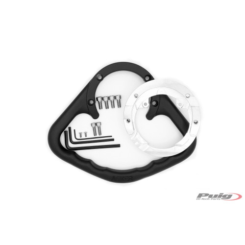 PUIG Fuel Tank Pillion Hand Grips (Black) 3761N