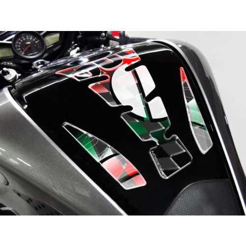 PUIG Wings Tank Pad With Ducati Logo (Red) 4719R