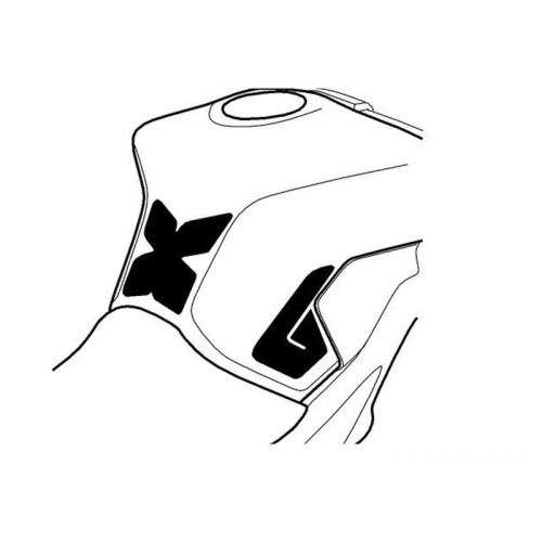 PUIG Full Tank Protection Pads (Carbon Look) 8439C
