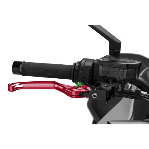 PUIG Standard V4 Brake Lever (Red Lever With Green Selector) 4120RV