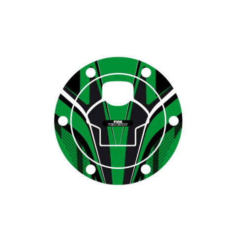 PUIG Radikal Fuel Cap Protector (Green) 6298V