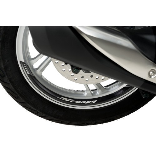 PUIG Wheel Rim Stickers (Silver) 5559P