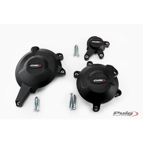 PUIG Engine Protectives Covers (Black) 20134N