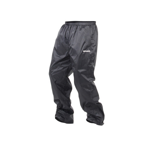 SHAD 100% Waterproof Black Rain Trousers - Small X0SR20S