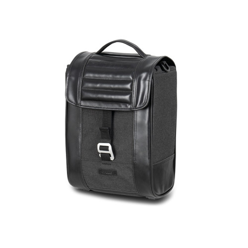 SHAD SR38 Cafe Racer Style Side Case Pannier - Black X0SR3821