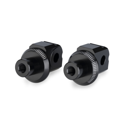 PUIG Pillion Footpeg Adaptors (Black) 22640N