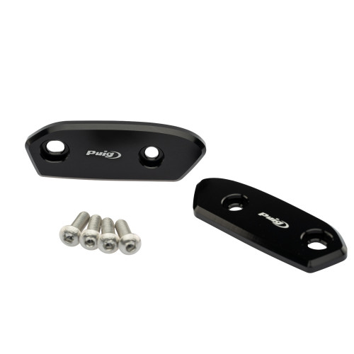 PUIG Mirror Screw Caps (Black) 3848N