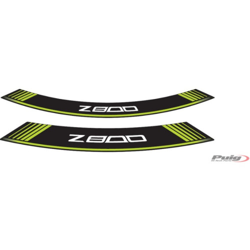 PUIG Wheel Rim Stickers (Green) 6561V