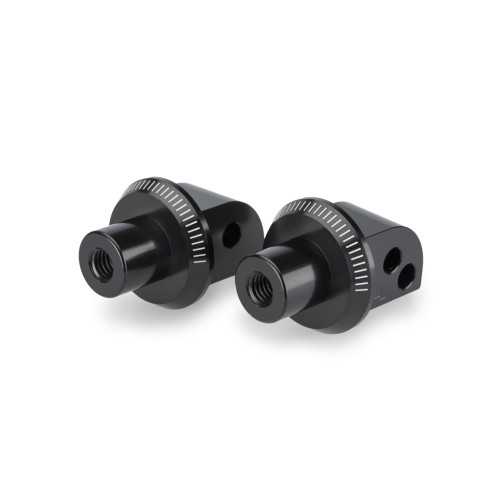 PUIG Pillion Footpeg Adaptors (Black) 22364N