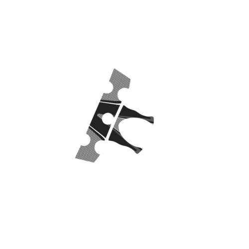 PUIG Radikal Yoke Protector (Grey) 6931U