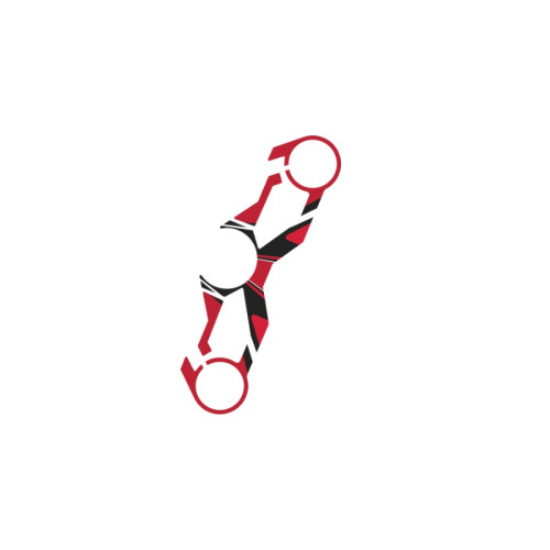 PUIG Radikal Yoke Protector (Red) 8320R