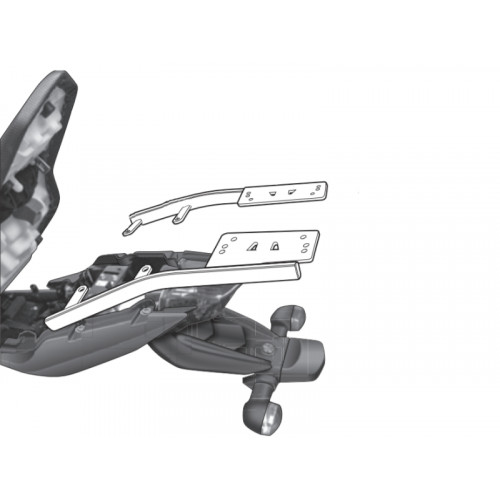 Yamaha Diversion XJ600 F ABS (09-16) SHAD Top Box Fitting Kit Y0XJ69ST