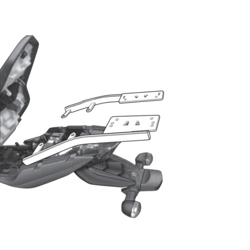 SHAD Top Box Fitting Kit Y0XJ69ST