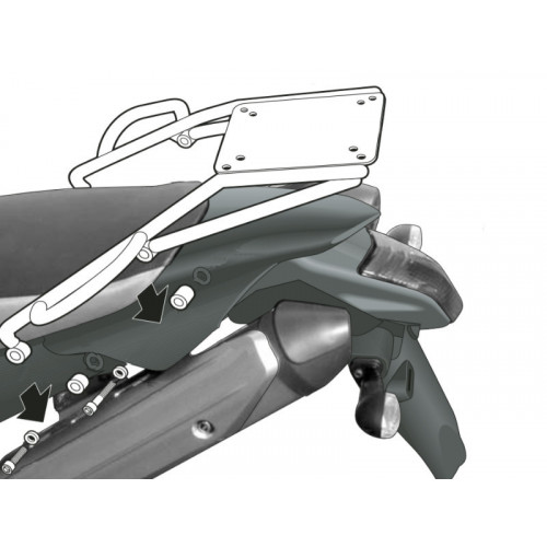Yamaha XT 660 R (04-16) SHAD Top Box Fitting Kit Y0XT64ST
