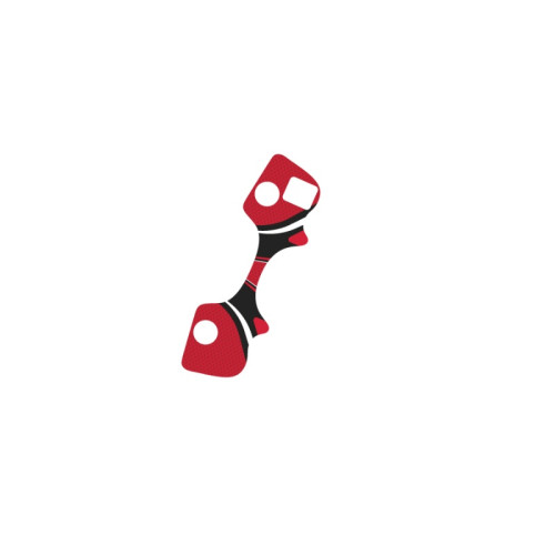 PUIG Radikal Yoke Protector (Red) 6914R