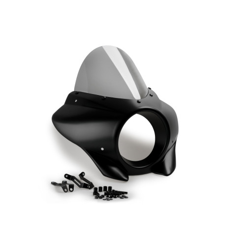 PUIG Mirage Touring Screen (Smoke with Matt Black Semifairing) 22145H