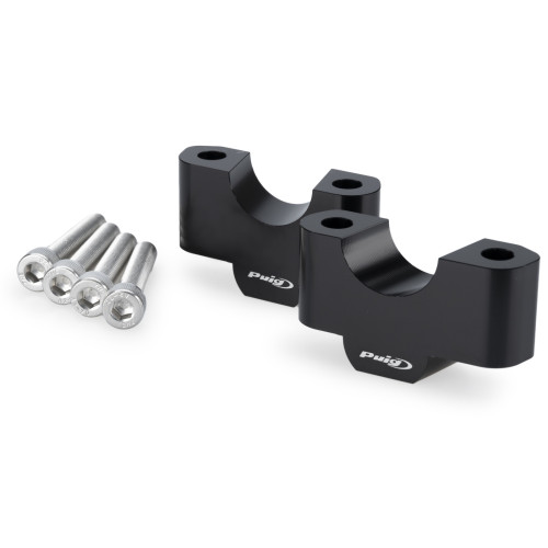 PUIG 20mm Handlebar Risers For 29mm Bars (Black) 22530N