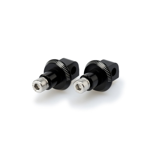 PUIG Pillion Footpeg Adaptors (Black) 7923N