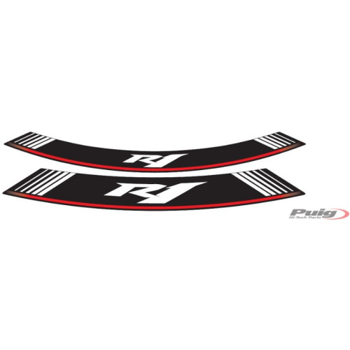 PUIG Wheel Rim Stickers (Silver) 5529P