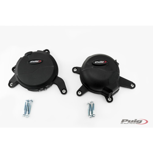 PUIG Engine Protectives Covers (Black) 20140N