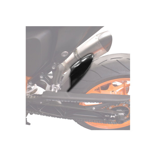 PUIG Rear Mudguard Extender (Matt Black) 1882J