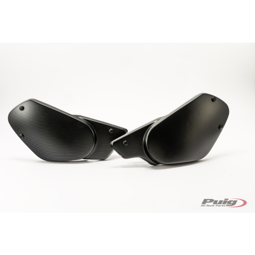PUIG Retro Side Panels With Sticker Set (Carbon Look) 8563C