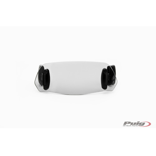 PUIG Adjustable Clip On Screen Extender 90 x 230mm (Light Smoke) 6319H