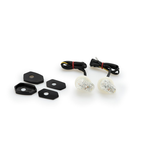 PUIG Indicator Spacers With Front Indicators (Black) 9788N