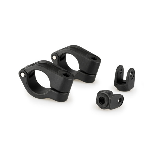 PUIG Clamps for Auxiliary Lights (Black) 20831N