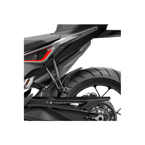 PUIG Rear Mudguard Extender (Matt Black) 0024J