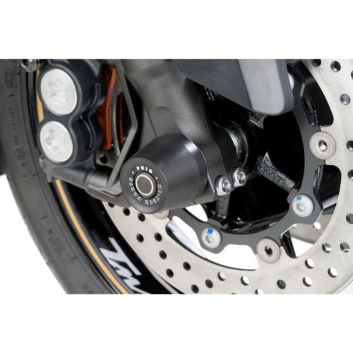 PUIG Front Fork Protector (Black) 8700N