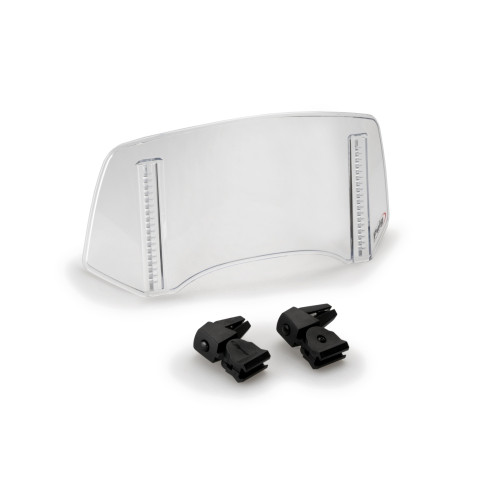PUIG Adjustable Clip On Screen Extender 130 x 300mm (Clear) 20764W