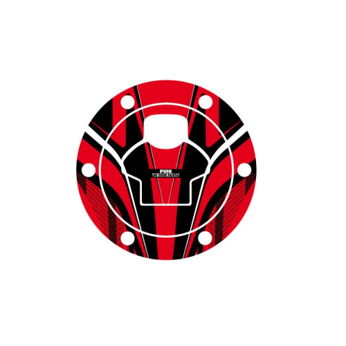 PUIG Radikal Fuel Cap Protector (Red) 6298R