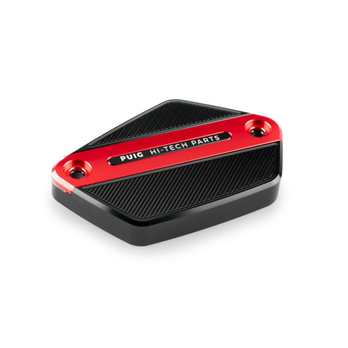 PUIG Brake / Clutch Fluid Tank Cap (Red) 21923R