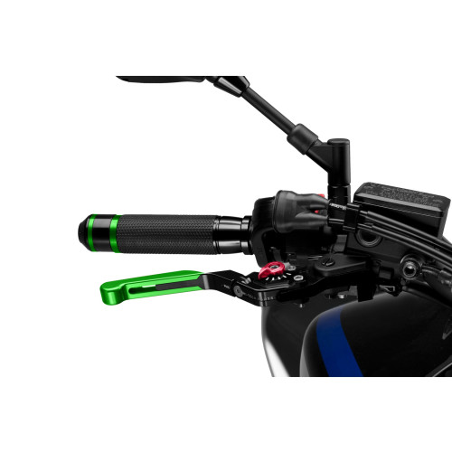 PUIG Extendable Folding V3 Brake (Green Extender With Red Selector) 14VNR