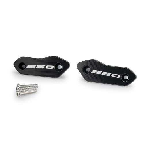 PUIG Mirror Screw Caps (Black) 22568N