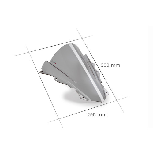 PUIG R-Racer Screen (Light Smoke) 21767H