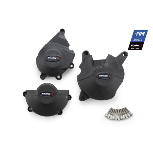 PUIG Engine Cover Track Certified (Black) 22005N