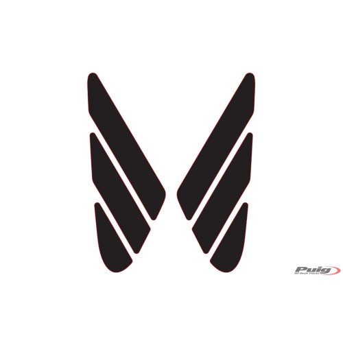 PUIG Full Tank Protection Pads (Carbon Look) 3721C