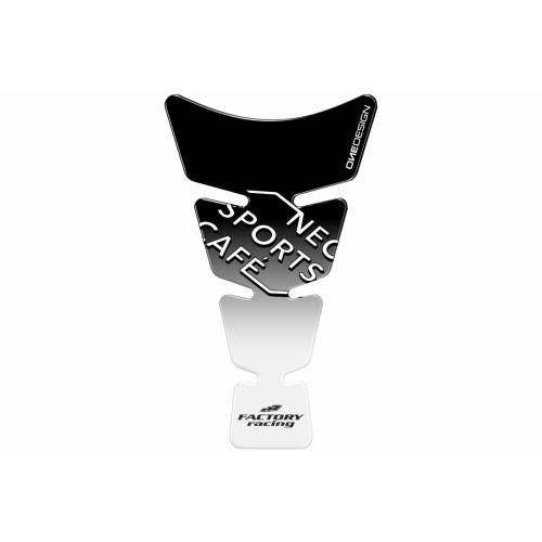 PUIG Spirit Tank Pad With Model Logo (Black) 21416N