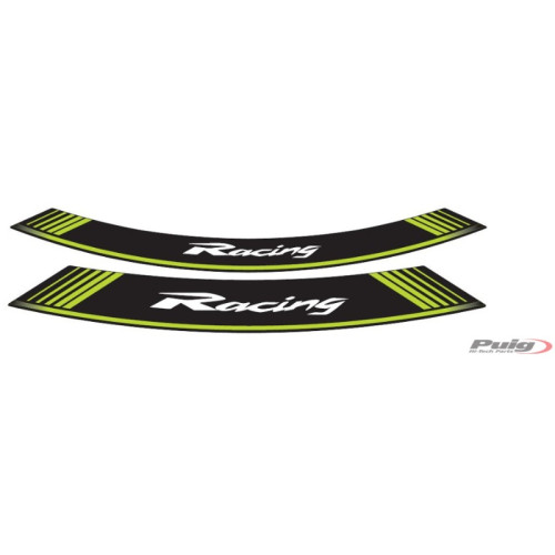 PUIG Wheel Rim Stickers (Green) 5531V