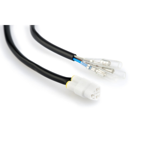 PUIG Number Plate Wiring Extension Kit Type 11 180mm (Black) 3849N