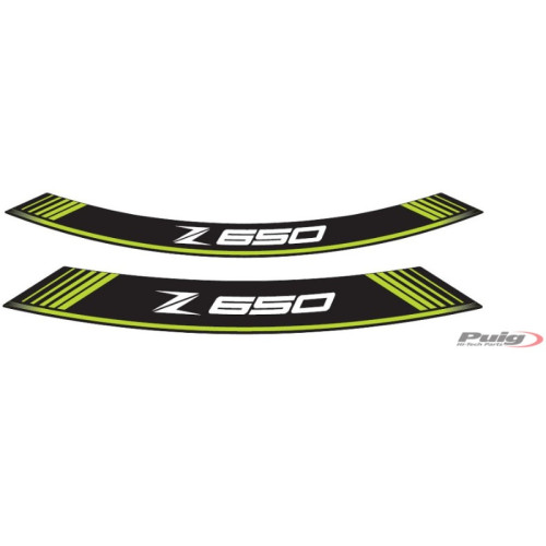 PUIG Wheel Rim Stickers (Green) 9290V