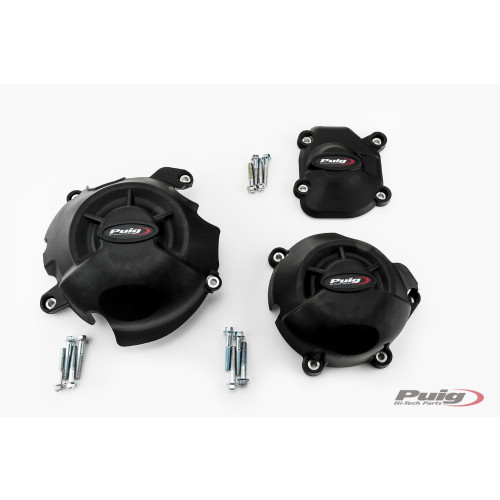 PUIG Engine Protectives Covers (Black) 20136N