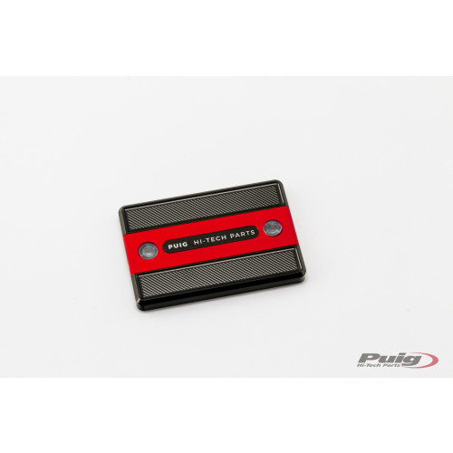 PUIG Front Brake Liquid Tank Cover (Red) 9267R