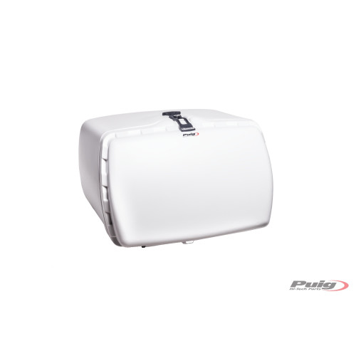 PUIG 90 Litre Maxi Top Box With Lock (White) 1126B
