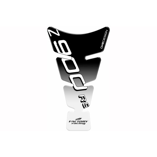 PUIG Spirit Tank Pad With Model Logo (Black) 21425N