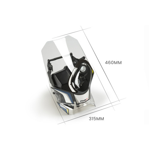 PUIG Rally Semi Fairing (Clear) 20548W