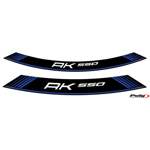 PUIG Wheel Rim Stickers (Blue) 9630A